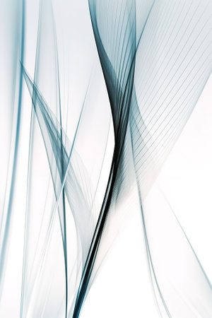 abstract blue background with some smooth lines in it (see more in my portfolio)の素材