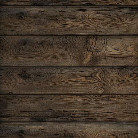Old wood texture background. Floor surface made of wooden planks.の素材
