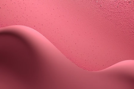 abstract pink background with some smooth lines in it (3d render)の素材