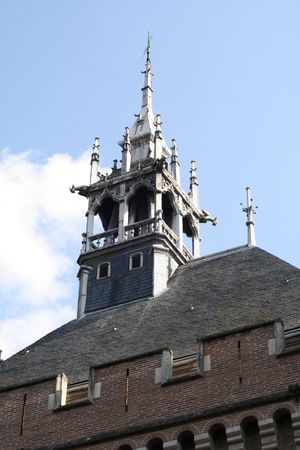 The main tower of the city hall of Toulouse.の写真素材