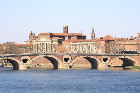 View Toulouse in France .の写真素材