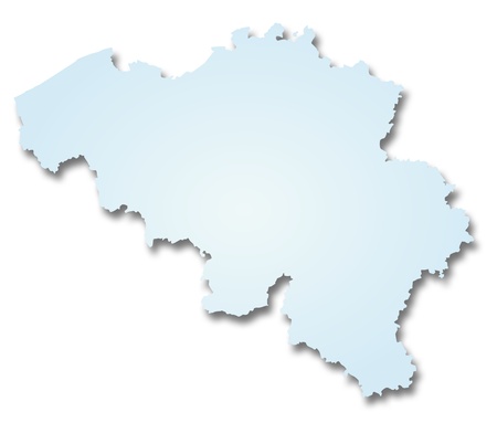Map of Belgiumの写真素材