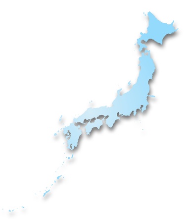 Map of Japanの写真素材