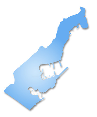 Map of Monacoの写真素材