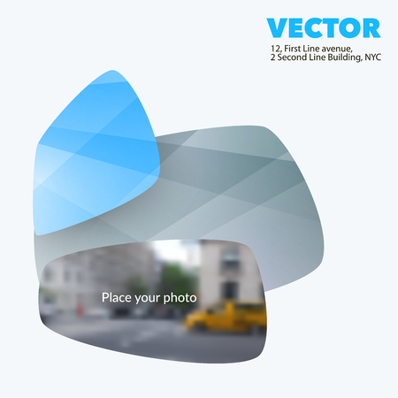 Abstract vector design elements for graphic layout. Modern business backgroundの写真素材