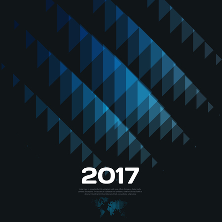 Abstract vector design background with trianglesのイラスト素材