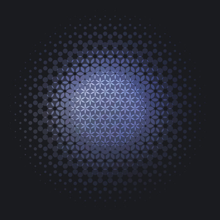 Abstract red blue vector design round elements for graphic layoutのイラスト素材