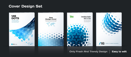 Set of business brochures template.のイラスト素材