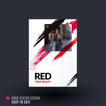 Abstract design of business vector brochure, template coverのイラスト素材