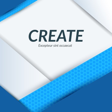 Material design of abstract vector design elements for graphic template.のイラスト素材