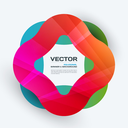 Creative design of abstract vector design elements for graphic template. Creative modern business background.のイラスト素材