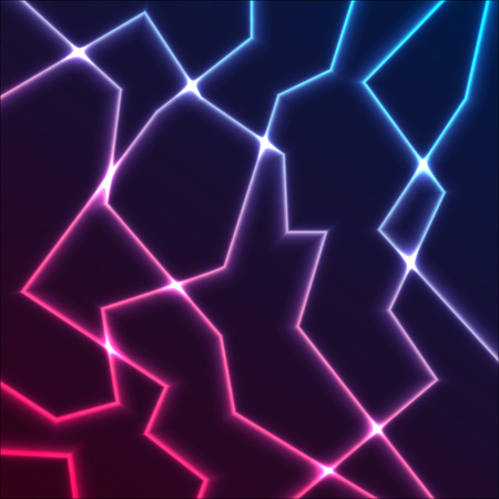 Abstract night party banner in glamour design style, modern flyer in A4 with colourful background for dance, club, music.のイラスト素材