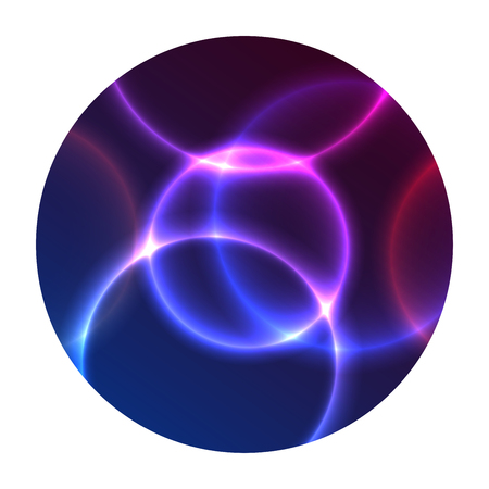 Abstract night party banner in glamour design style, modern flyer in A4 with colourful backgroundのイラスト素材