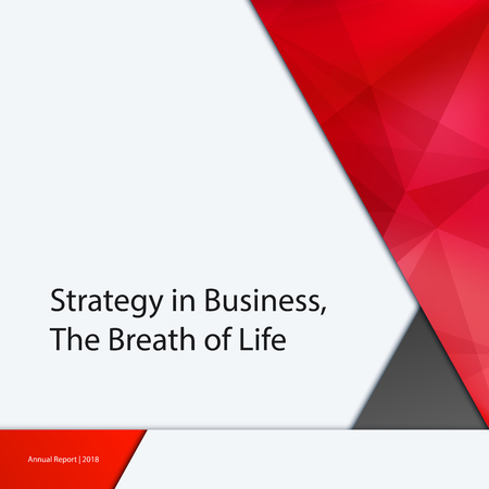 Abstract material design style of colourful vector elements for modern background with layer shapes for business branding summer.のイラスト素材