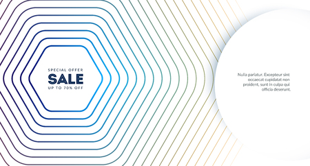 Abstract design for wallpaper, website, landing. Web creative graphics with trendy colours and lines. Vector composition.のイラスト素材