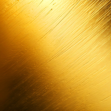 Gold metal background or texture and gradients shadow. Abstract golden background.の素材