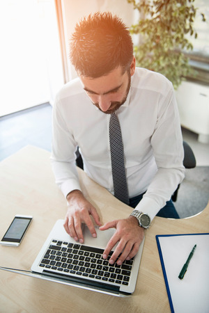 Modern manager workingの写真素材
