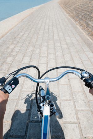 E-bike rideの写真素材