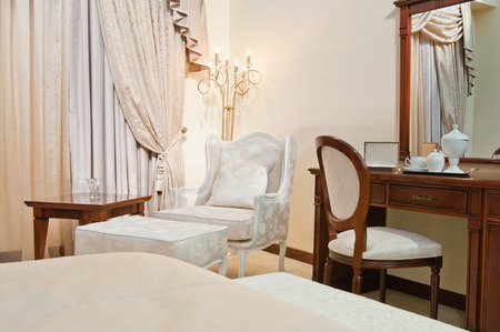 Luxury hotel roomのeditorial素材