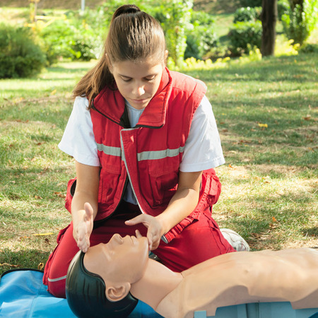 Model is member of actual European first aid champions team for 2011/2012.