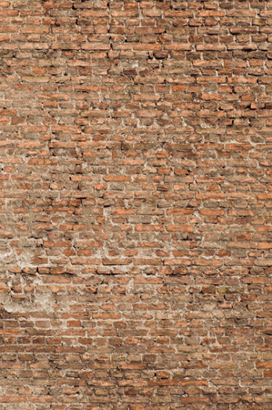 Old brick wall backgroundの写真素材