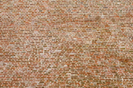 Huge old brick wall. Deep focus, convenient for backgroundの写真素材