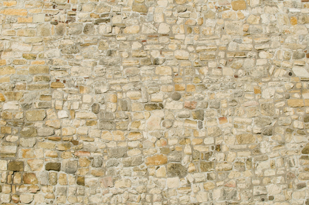 Huge old brick wall. Deep focus, convenient for backgroundの写真素材