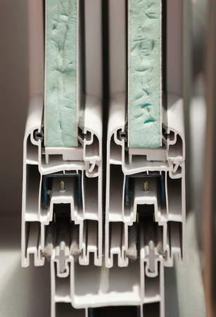 Window insulation - cross section on display