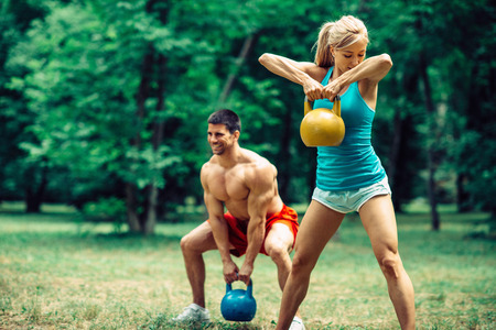 Fitness Coupleの写真素材