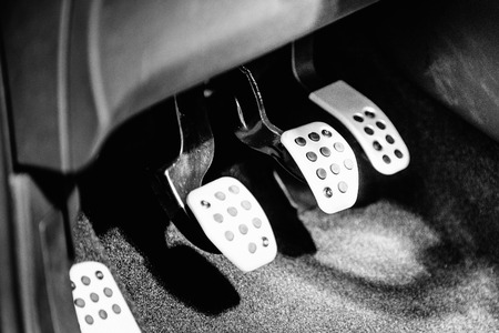 Gas, brake and clutch pedals