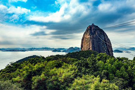 Sugar Loaf mountain in Rio de Janeiroの写真素材