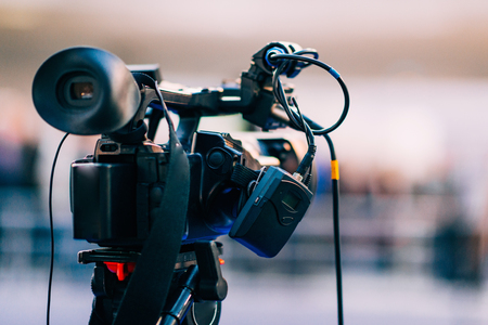 Media interviewの写真素材