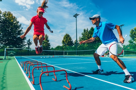 Tennis trainingの写真素材