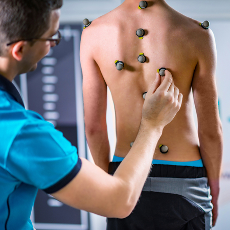 2d and 3d posture analysisの写真素材
