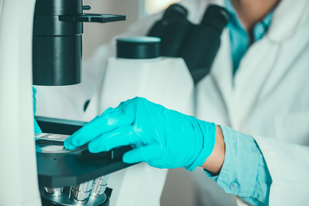 Science research in laboratoryの写真素材