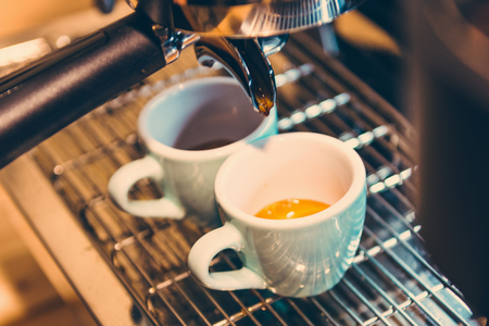 Espresso coffeeの写真素材