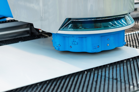 Automated metalwork machineの写真素材