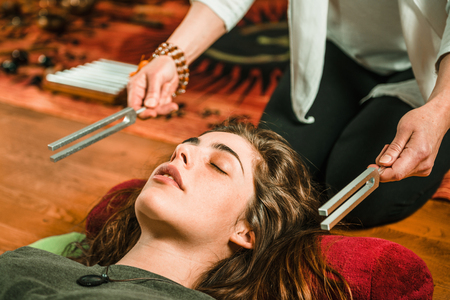 Tuning fork in sound therapy