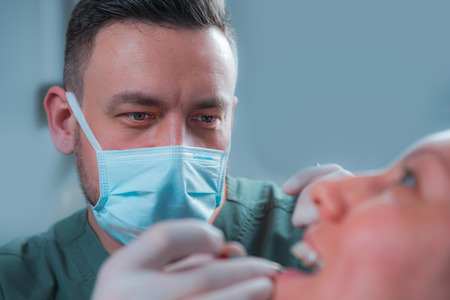 Dental Check-up In Dental Clinicの写真素材