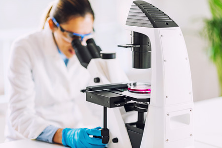 Female scientist