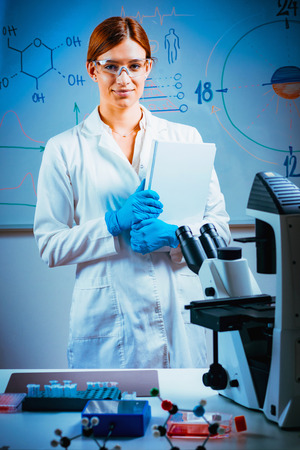 Life science research laboratoryの写真素材