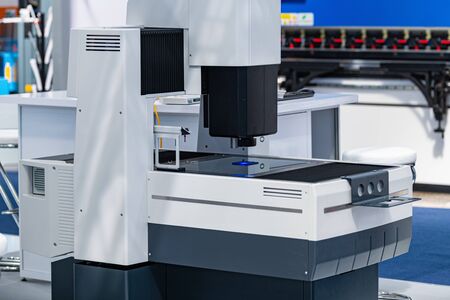 Precision Multisensor Measurement Machine in Manufactoring Factoryの写真素材