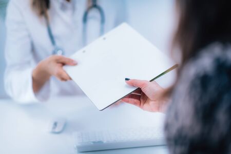Medical Data Health Insurance Formの写真素材
