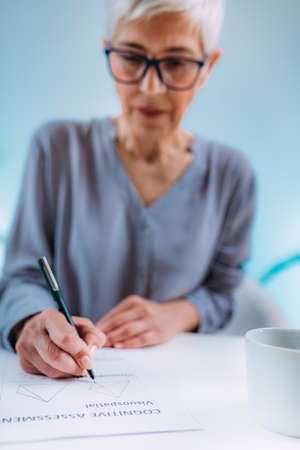 Neuropsychological test for cognitive function or cognitive ability test.