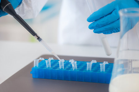 Milk Quality Control Expert in the Modern Laboratory