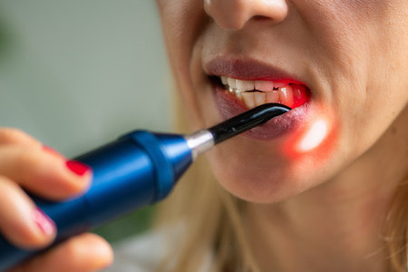 Red light therapy applied to the mouth promotes healing of oral tissues and reduces inflammation. It...