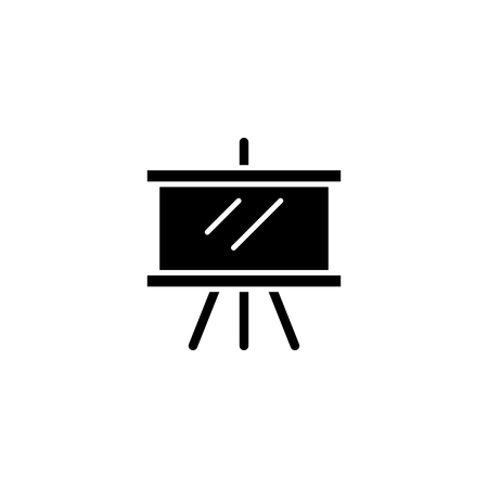 Making a draft black icon concept. Making a draft flat  vector symbol, sign, illustration.のイラスト素材