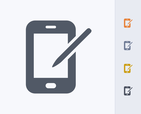 A professional, pixel-aligned icon designed on a 32x32 pixel grid and redesigned on a 16x16 pixel grid for very small sizes.のイラスト素材