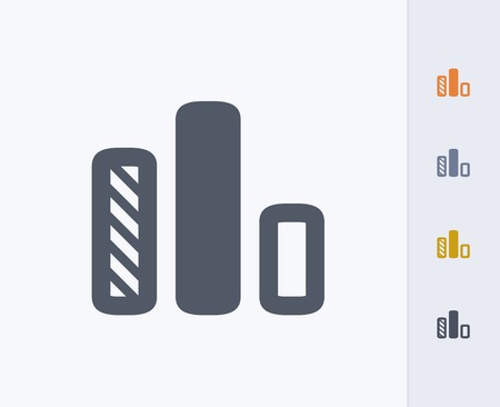 Statistics iconのイラスト素材