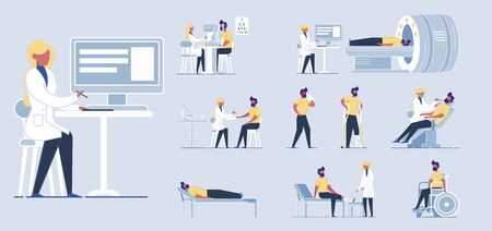 Tomographic and Radiological Studies Equipmentsのイラスト素材